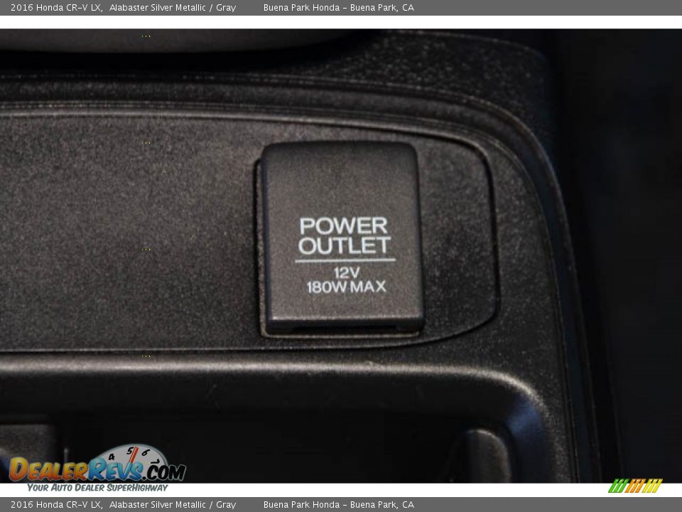 2016 Honda CR-V LX Alabaster Silver Metallic / Gray Photo #14