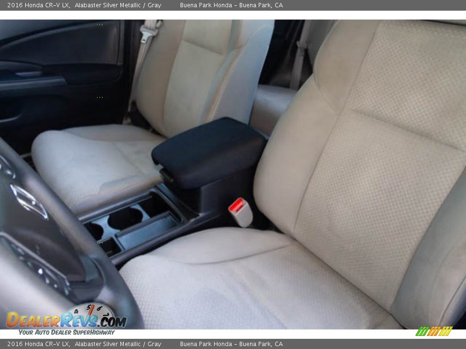 2016 Honda CR-V LX Alabaster Silver Metallic / Gray Photo #15