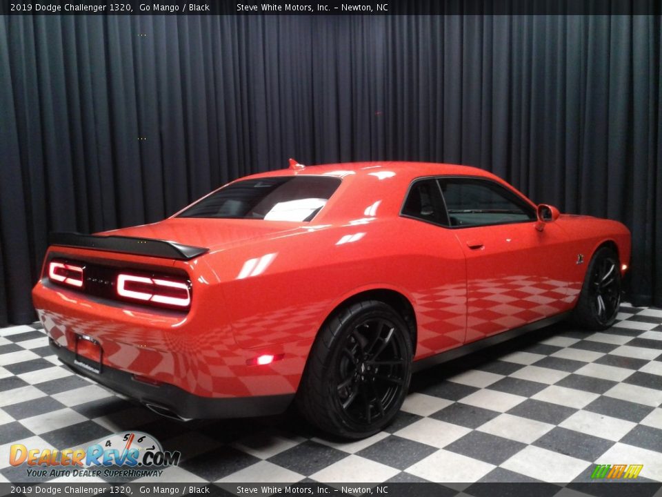 2019 Dodge Challenger 1320 Go Mango / Black Photo #6