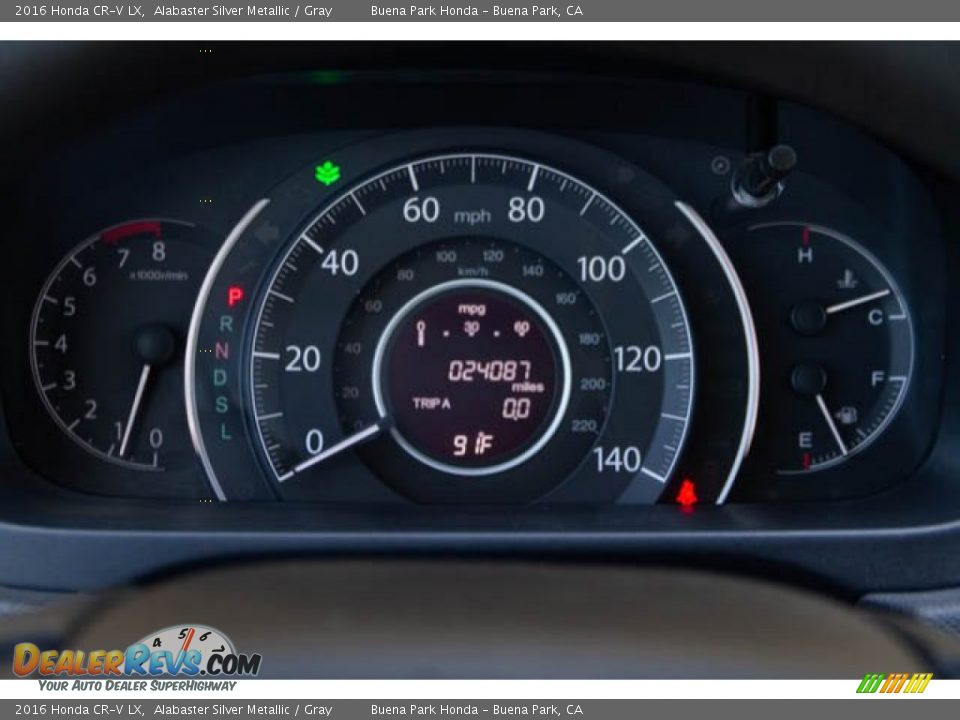 2016 Honda CR-V LX Alabaster Silver Metallic / Gray Photo #24