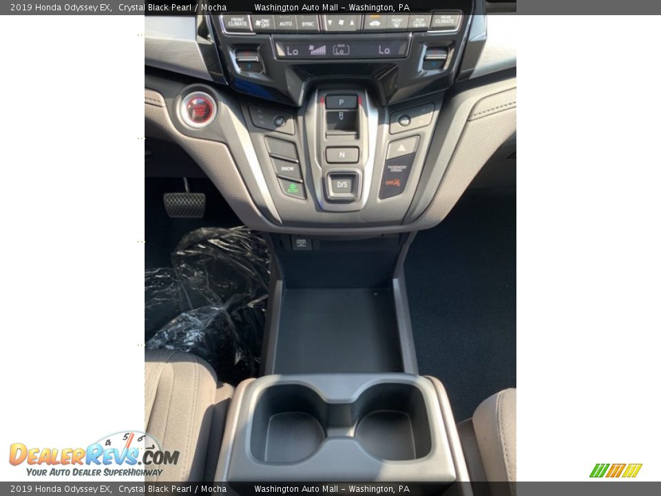 2019 Honda Odyssey EX Crystal Black Pearl / Mocha Photo #35