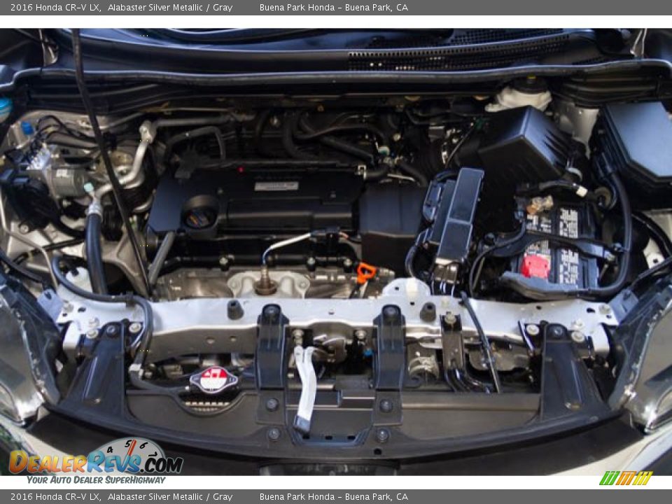 2016 Honda CR-V LX Alabaster Silver Metallic / Gray Photo #30