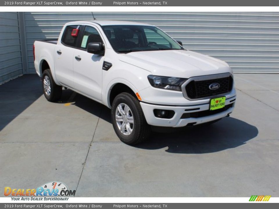 2019 Ford Ranger XLT SuperCrew Oxford White / Ebony Photo #2