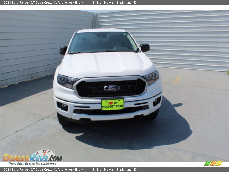 2019 Ford Ranger XLT SuperCrew Oxford White / Ebony Photo #3