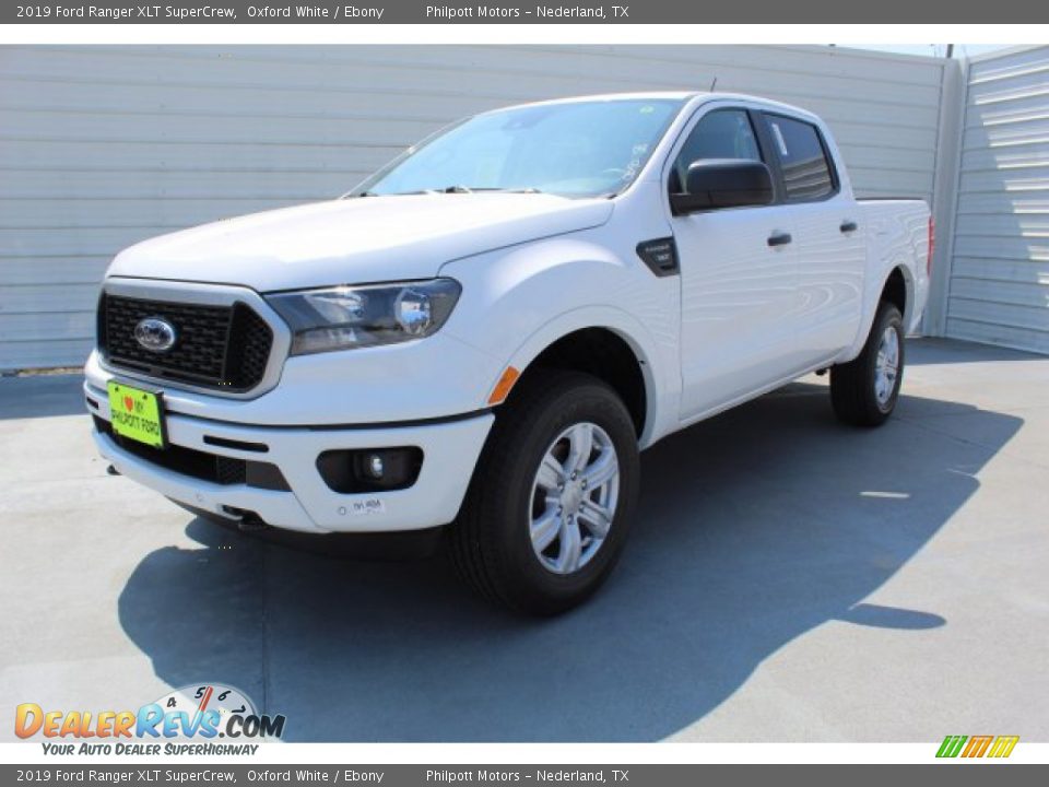 2019 Ford Ranger XLT SuperCrew Oxford White / Ebony Photo #4