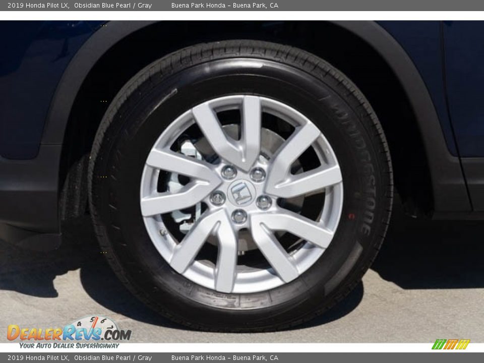 2019 Honda Pilot LX Obsidian Blue Pearl / Gray Photo #13