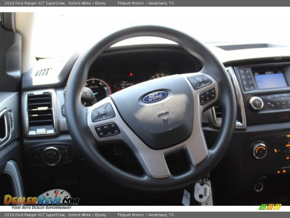 2019 Ford Ranger XLT SuperCrew Oxford White / Ebony Photo #23