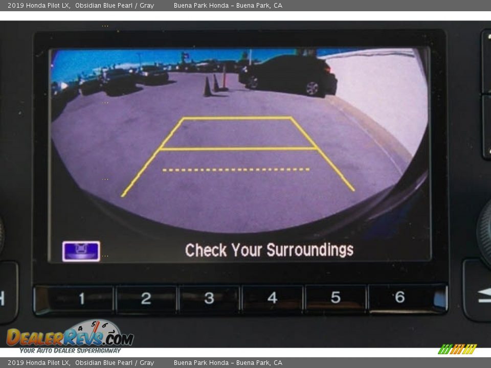 2019 Honda Pilot LX Obsidian Blue Pearl / Gray Photo #15