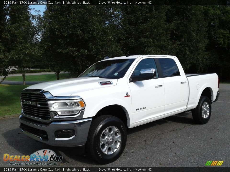 2019 Ram 2500 Laramie Crew Cab 4x4 Bright White / Black Photo #2