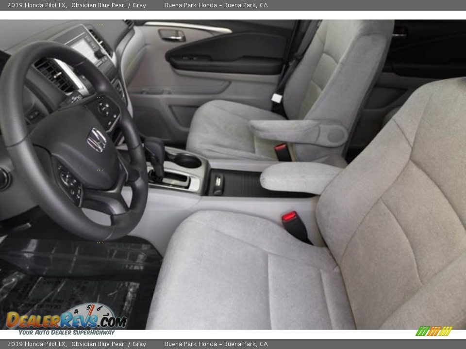 2019 Honda Pilot LX Obsidian Blue Pearl / Gray Photo #16