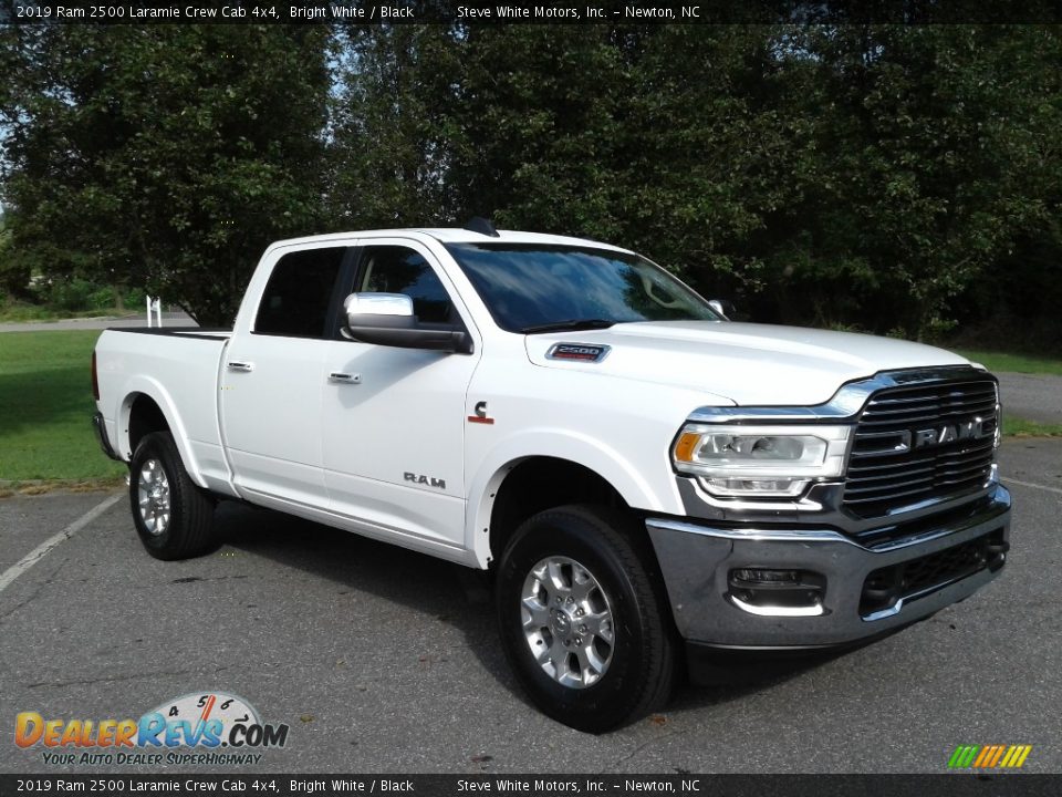 2019 Ram 2500 Laramie Crew Cab 4x4 Bright White / Black Photo #4