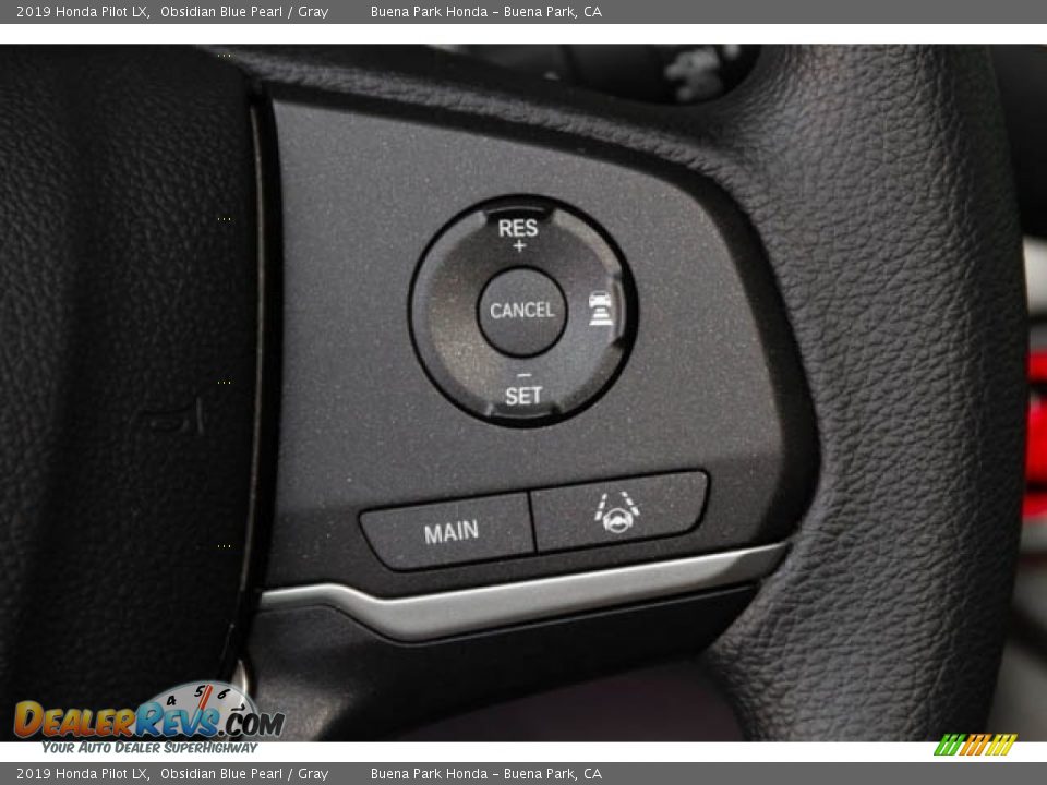 2019 Honda Pilot LX Obsidian Blue Pearl / Gray Photo #22