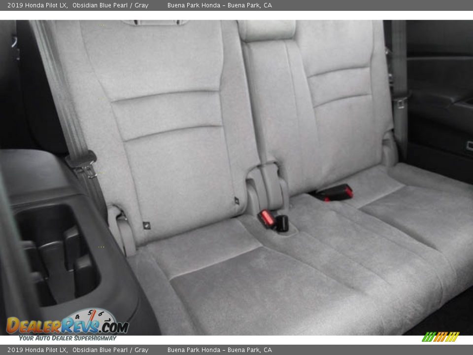2019 Honda Pilot LX Obsidian Blue Pearl / Gray Photo #29