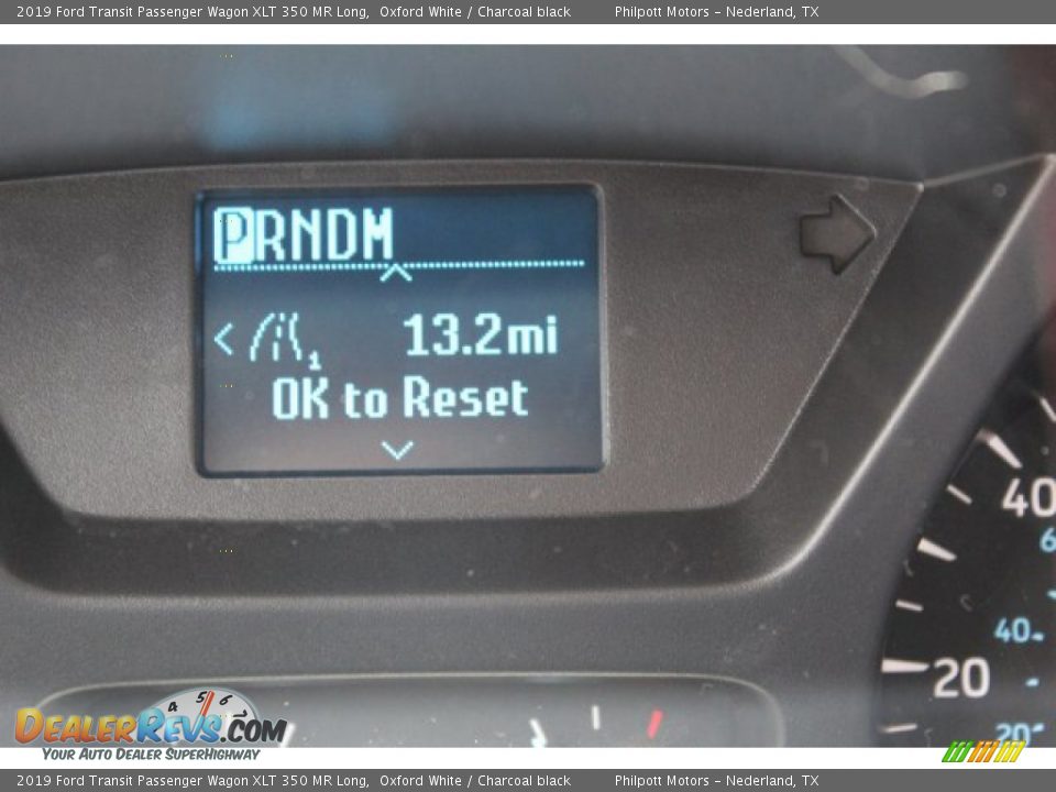 2019 Ford Transit Passenger Wagon XLT 350 MR Long Oxford White / Charcoal black Photo #14