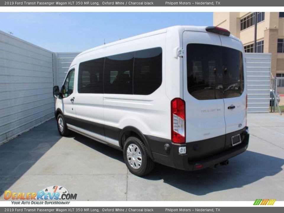 2019 Ford Transit Passenger Wagon XLT 350 MR Long Oxford White / Charcoal black Photo #6