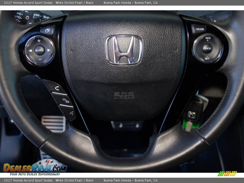 2017 Honda Accord Sport Sedan White Orchid Pearl / Black Photo #13
