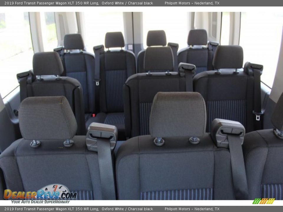 2019 Ford Transit Passenger Wagon XLT 350 MR Long Oxford White / Charcoal black Photo #19