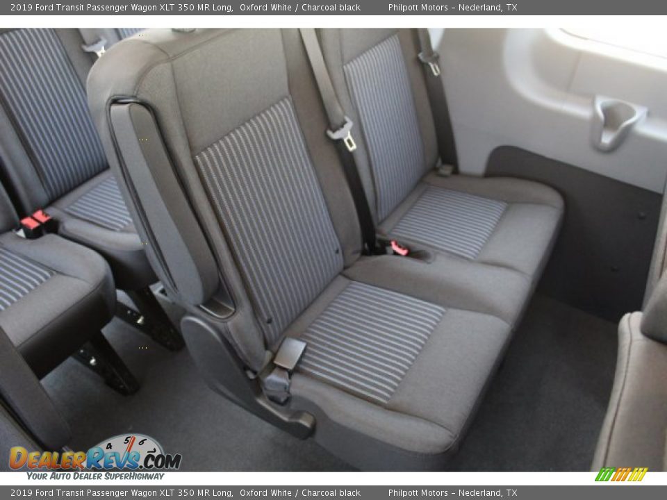 2019 Ford Transit Passenger Wagon XLT 350 MR Long Oxford White / Charcoal black Photo #21