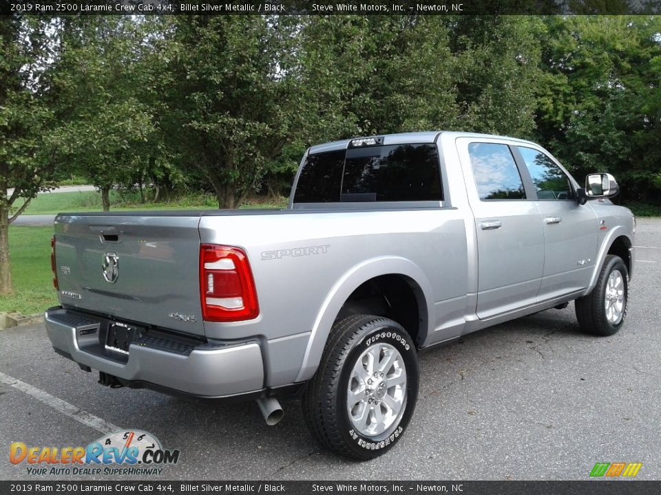 2019 Ram 2500 Laramie Crew Cab 4x4 Billet Silver Metallic / Black Photo #6