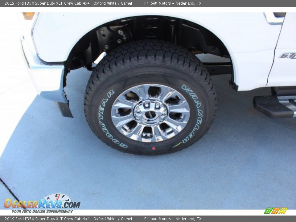 2019 Ford F350 Super Duty XLT Crew Cab 4x4 Oxford White / Camel Photo #5