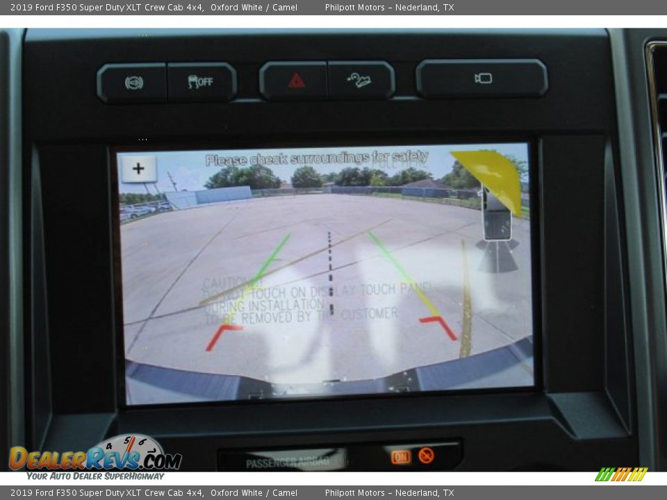 2019 Ford F350 Super Duty XLT Crew Cab 4x4 Oxford White / Camel Photo #19