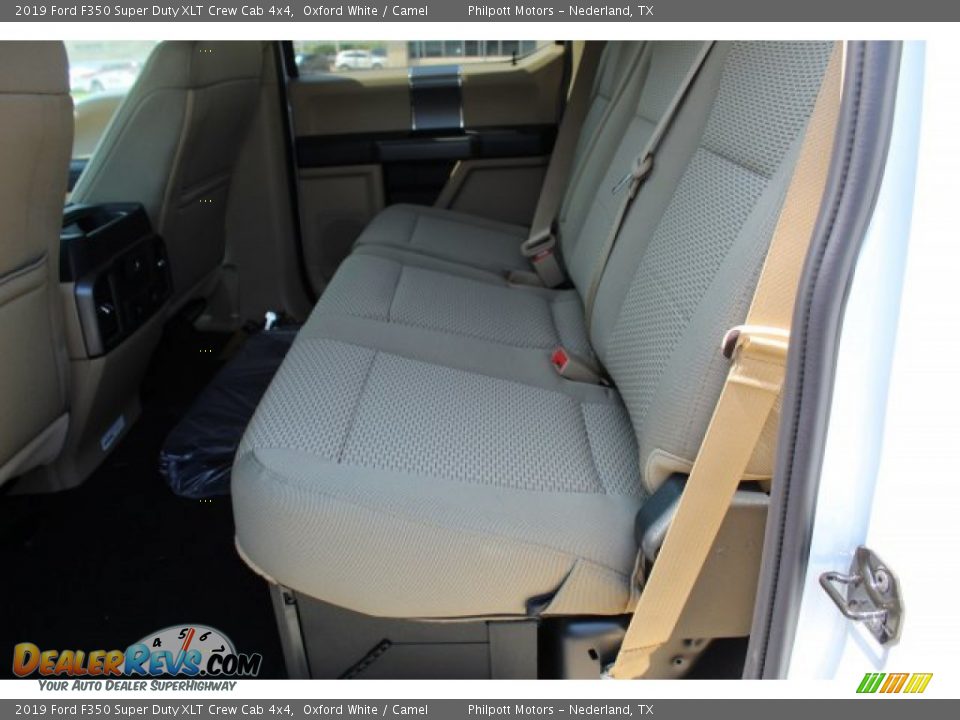 2019 Ford F350 Super Duty XLT Crew Cab 4x4 Oxford White / Camel Photo #23
