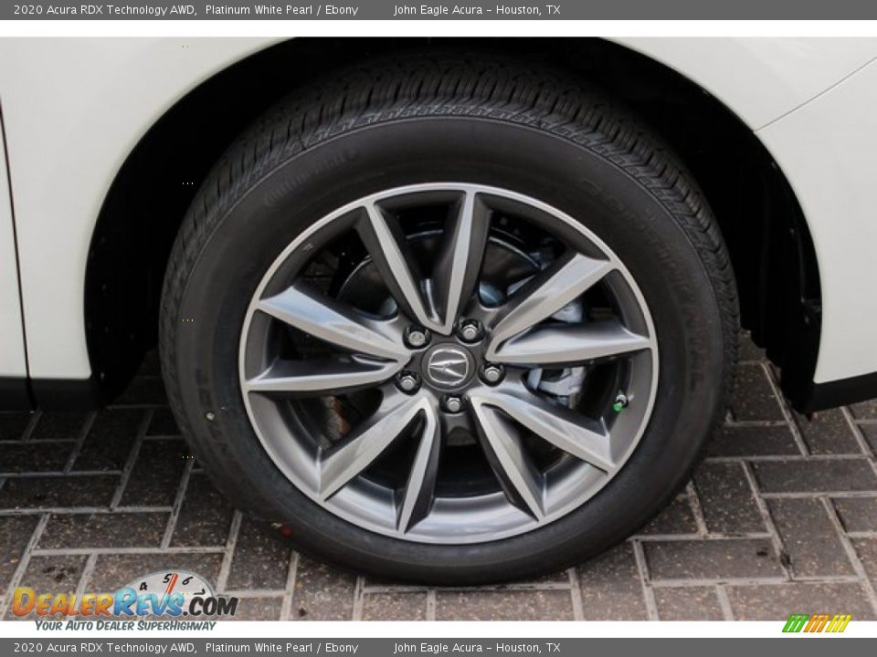 2020 Acura RDX Technology AWD Platinum White Pearl / Ebony Photo #10