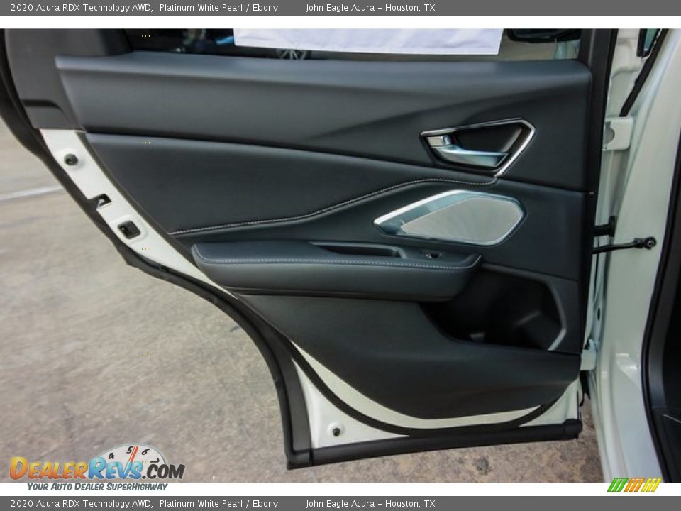 2020 Acura RDX Technology AWD Platinum White Pearl / Ebony Photo #16