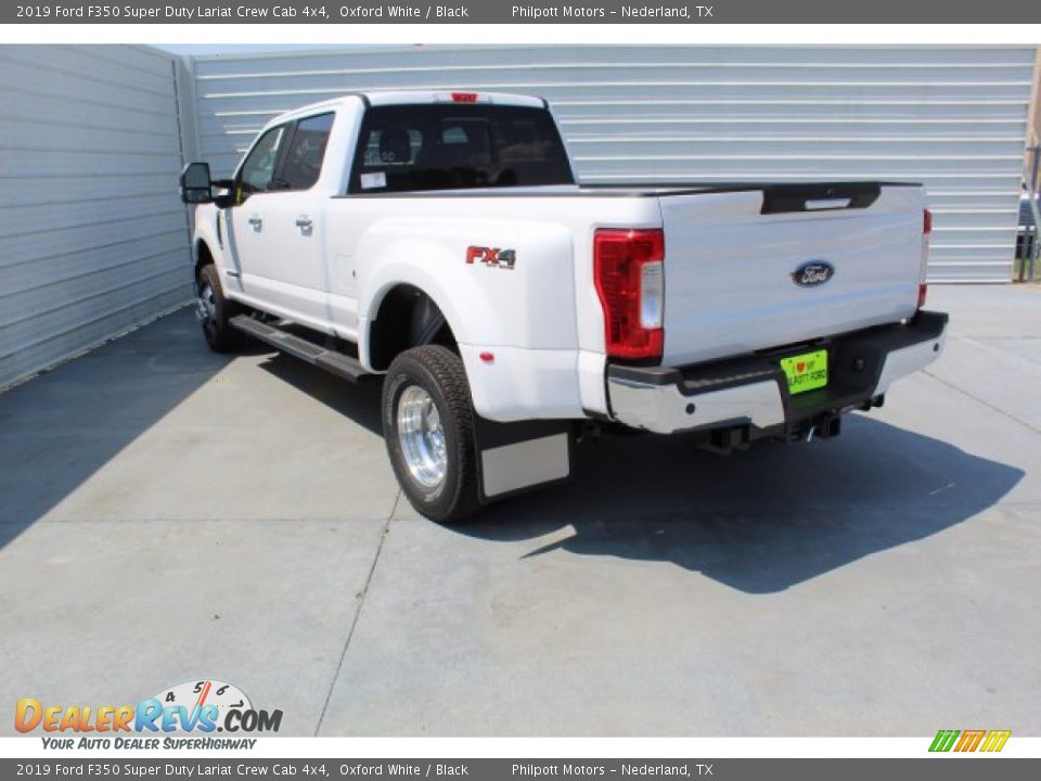 2019 Ford F350 Super Duty Lariat Crew Cab 4x4 Oxford White / Black Photo #6