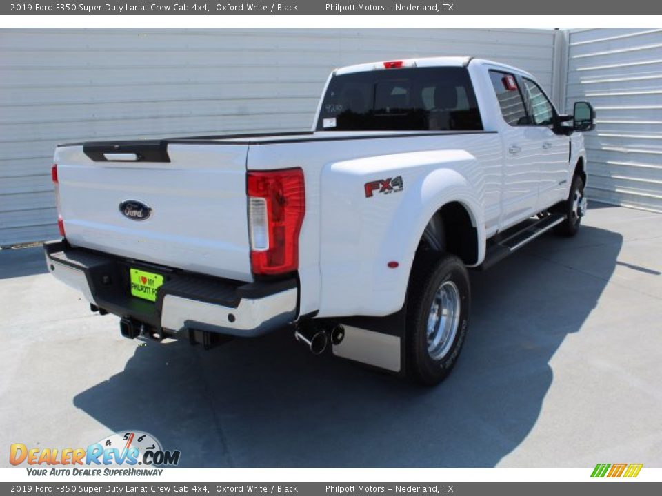 2019 Ford F350 Super Duty Lariat Crew Cab 4x4 Oxford White / Black Photo #8
