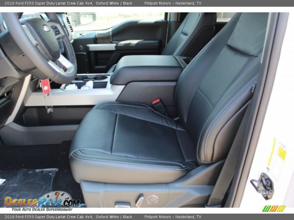 2019 Ford F350 Super Duty Lariat Crew Cab 4x4 Oxford White / Black Photo #10