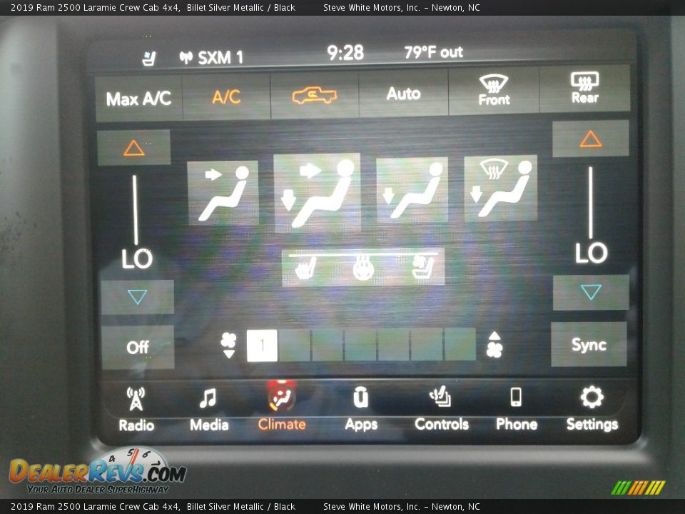 Controls of 2019 Ram 2500 Laramie Crew Cab 4x4 Photo #25