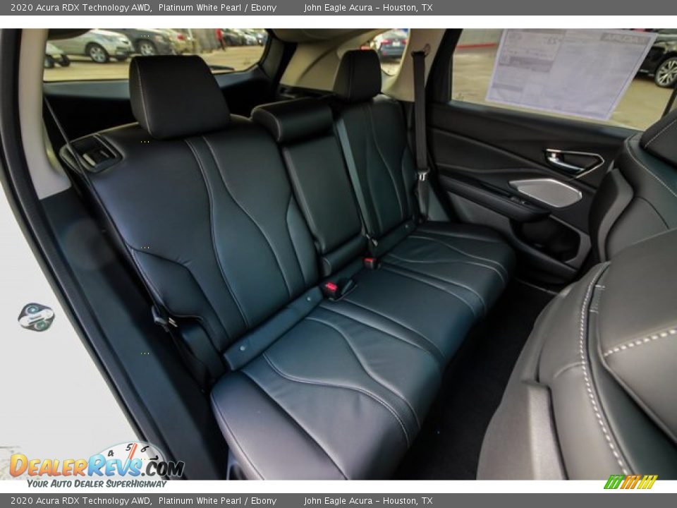 2020 Acura RDX Technology AWD Platinum White Pearl / Ebony Photo #20