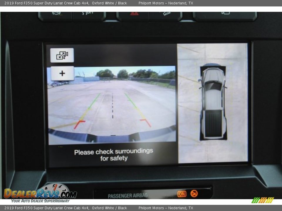 2019 Ford F350 Super Duty Lariat Crew Cab 4x4 Oxford White / Black Photo #18