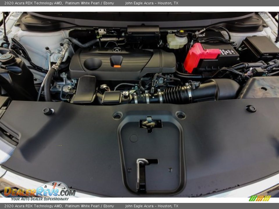 2020 Acura RDX Technology AWD Platinum White Pearl / Ebony Photo #23