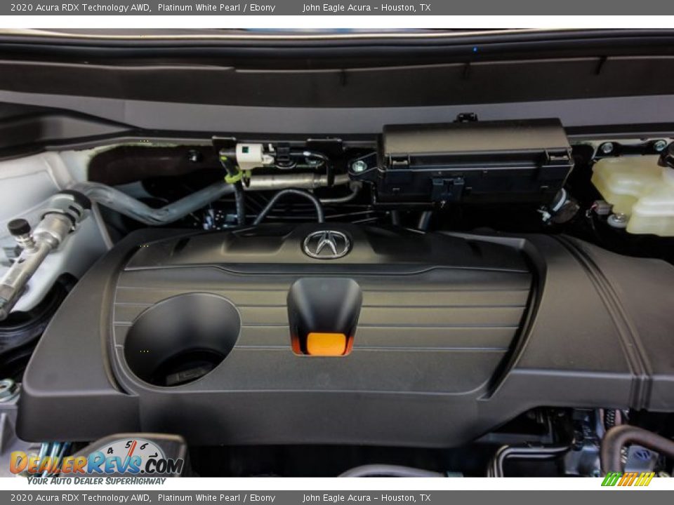 2020 Acura RDX Technology AWD Platinum White Pearl / Ebony Photo #24