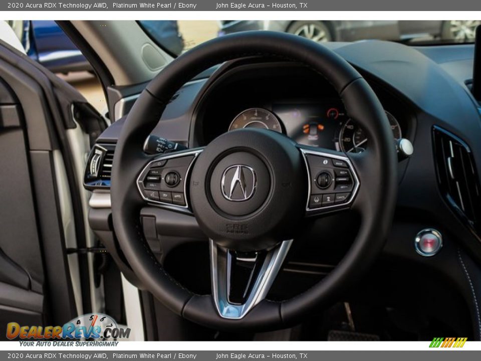 2020 Acura RDX Technology AWD Platinum White Pearl / Ebony Photo #29