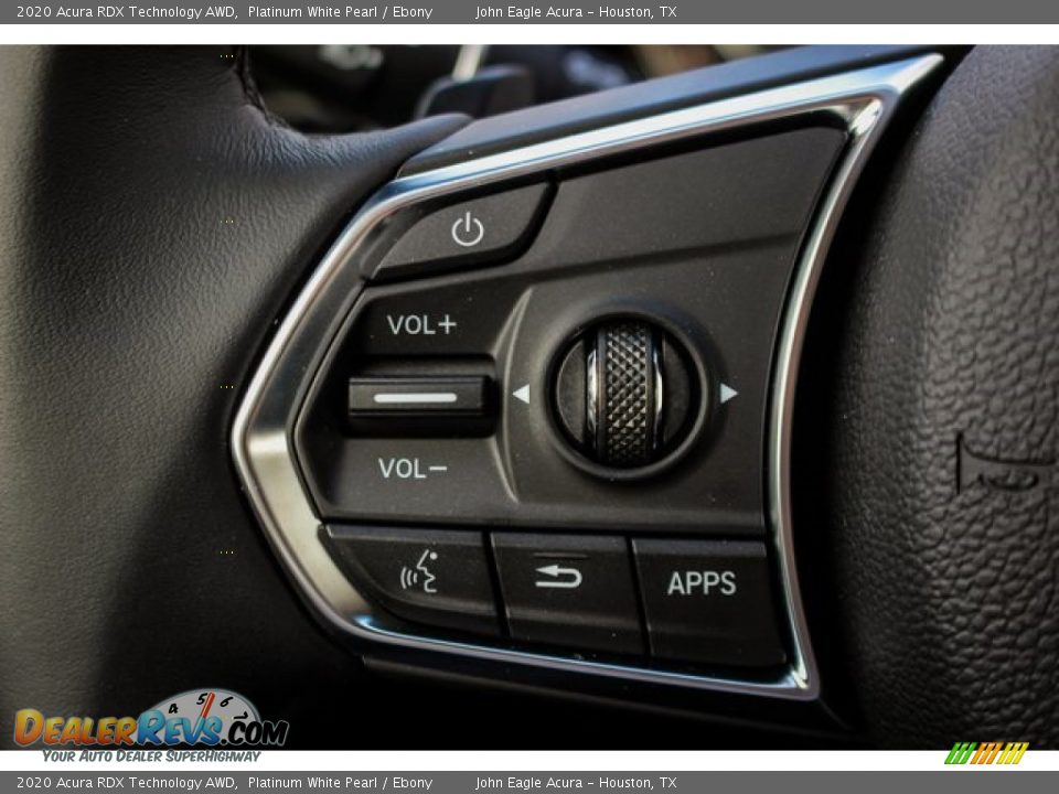 2020 Acura RDX Technology AWD Platinum White Pearl / Ebony Photo #34