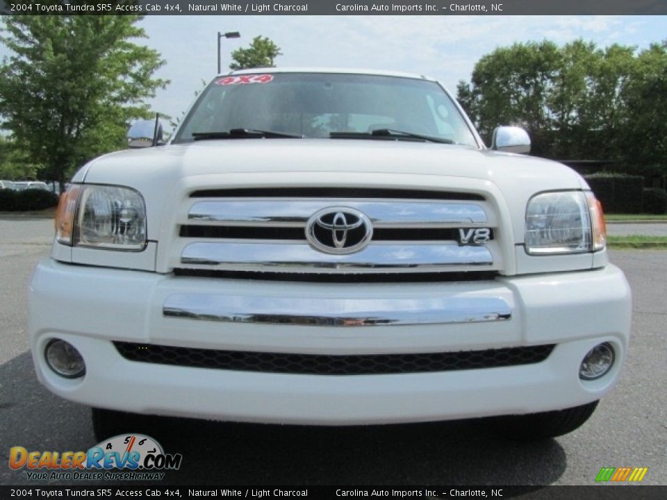 2004 Toyota Tundra SR5 Access Cab 4x4 Natural White / Light Charcoal Photo #4