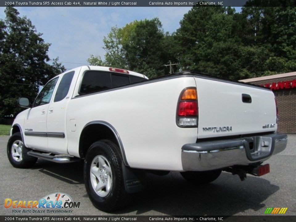 2004 Toyota Tundra SR5 Access Cab 4x4 Natural White / Light Charcoal Photo #8