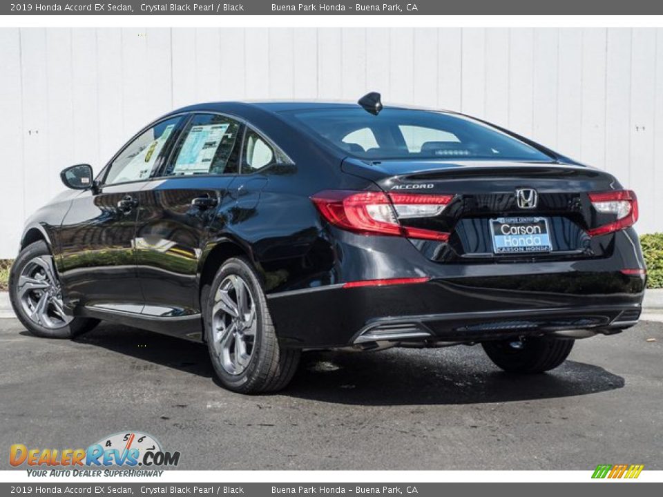 2019 Honda Accord EX Sedan Crystal Black Pearl / Black Photo #2