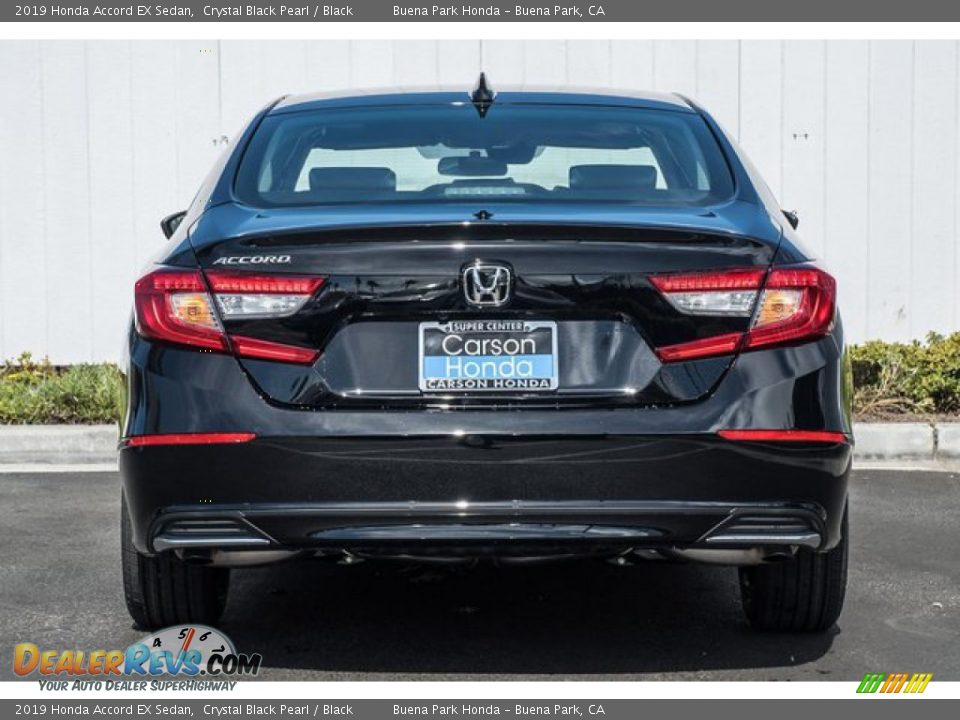 2019 Honda Accord EX Sedan Crystal Black Pearl / Black Photo #3