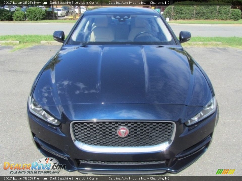 2017 Jaguar XE 25t Premium Dark Sapphire Blue / Light Oyster Photo #5