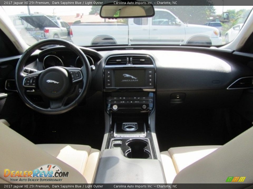 2017 Jaguar XE 25t Premium Dark Sapphire Blue / Light Oyster Photo #13