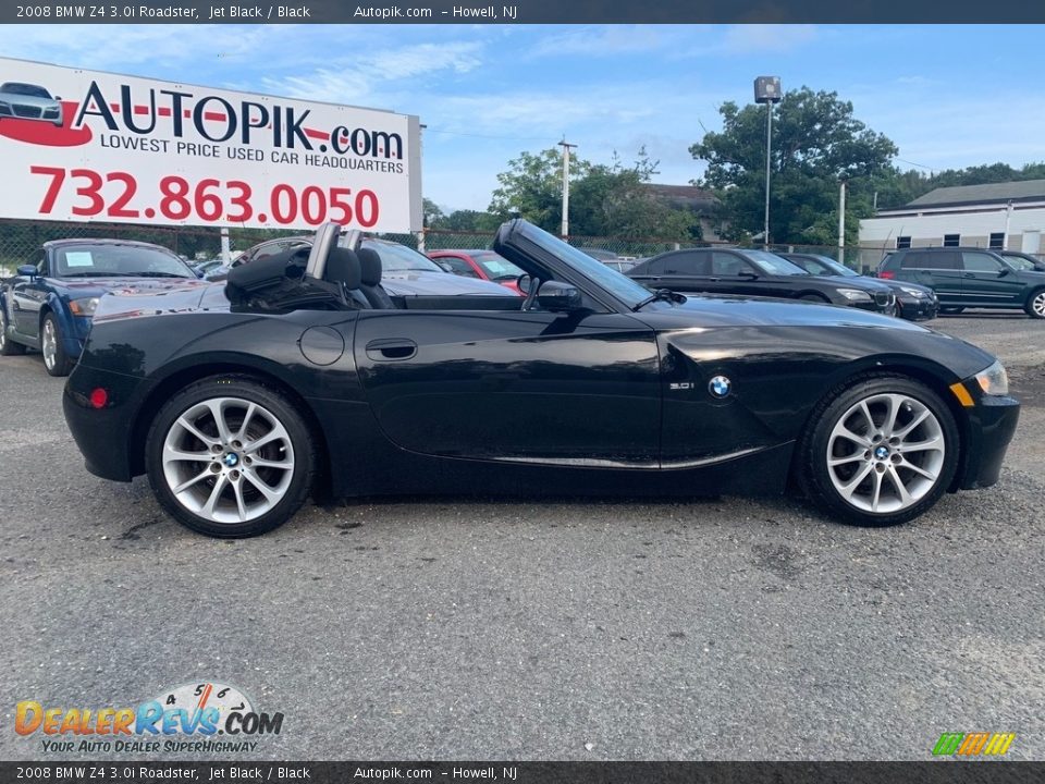 2008 BMW Z4 3.0i Roadster Jet Black / Black Photo #2