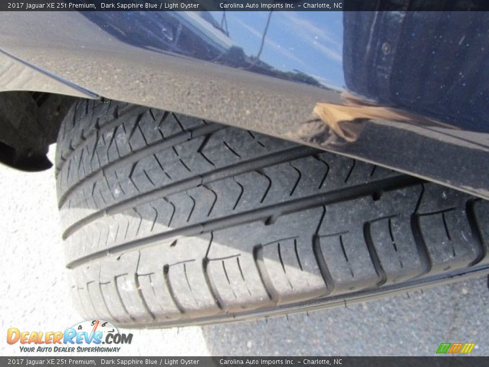 2017 Jaguar XE 25t Premium Dark Sapphire Blue / Light Oyster Photo #27