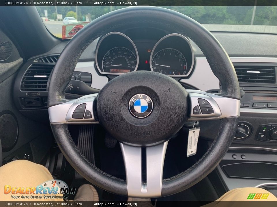 2008 BMW Z4 3.0i Roadster Jet Black / Black Photo #13