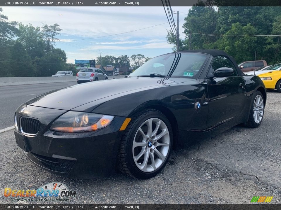 2008 BMW Z4 3.0i Roadster Jet Black / Black Photo #17