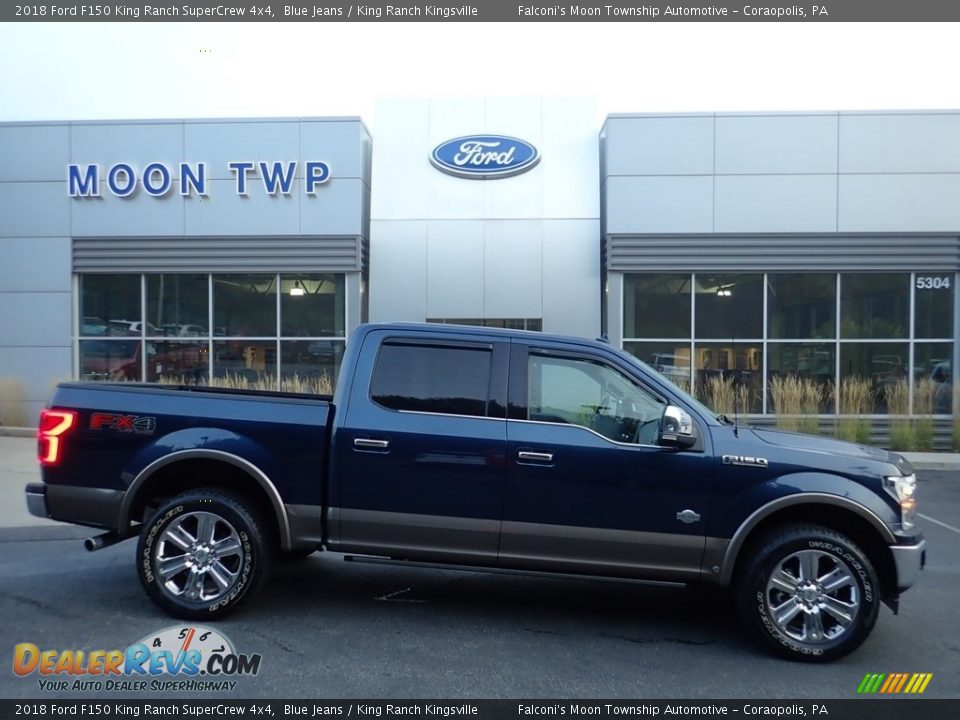 2018 Ford F150 King Ranch SuperCrew 4x4 Blue Jeans / King Ranch Kingsville Photo #1
