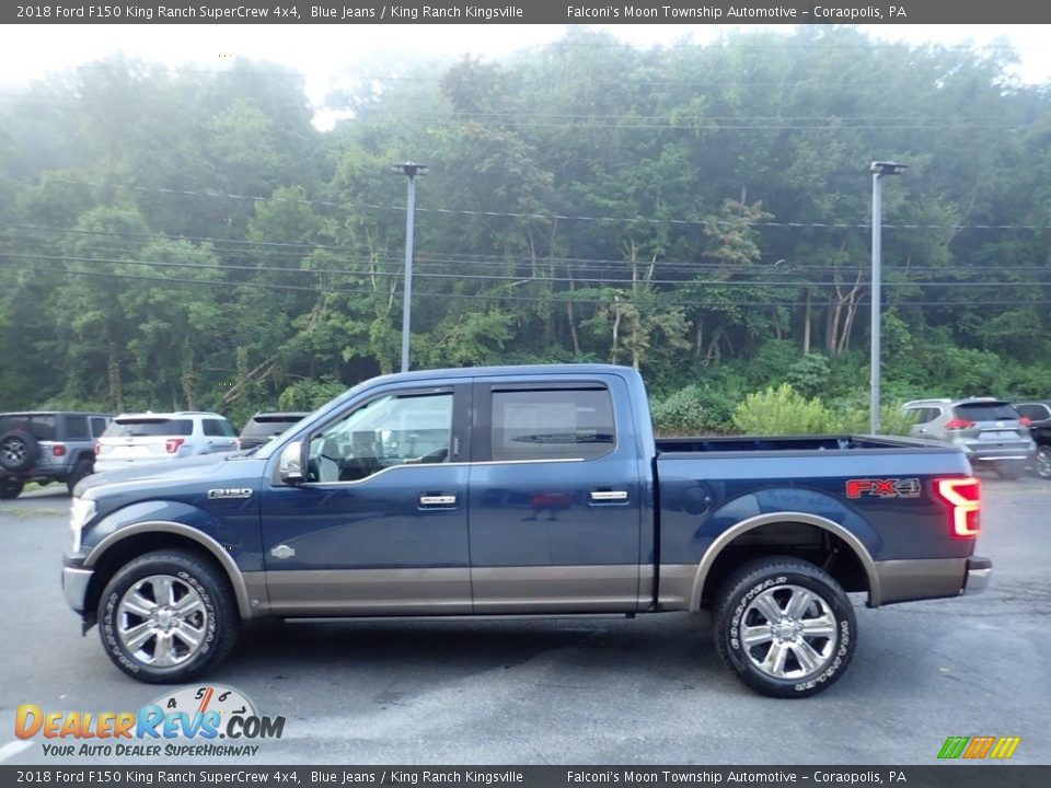 2018 Ford F150 King Ranch SuperCrew 4x4 Blue Jeans / King Ranch Kingsville Photo #5